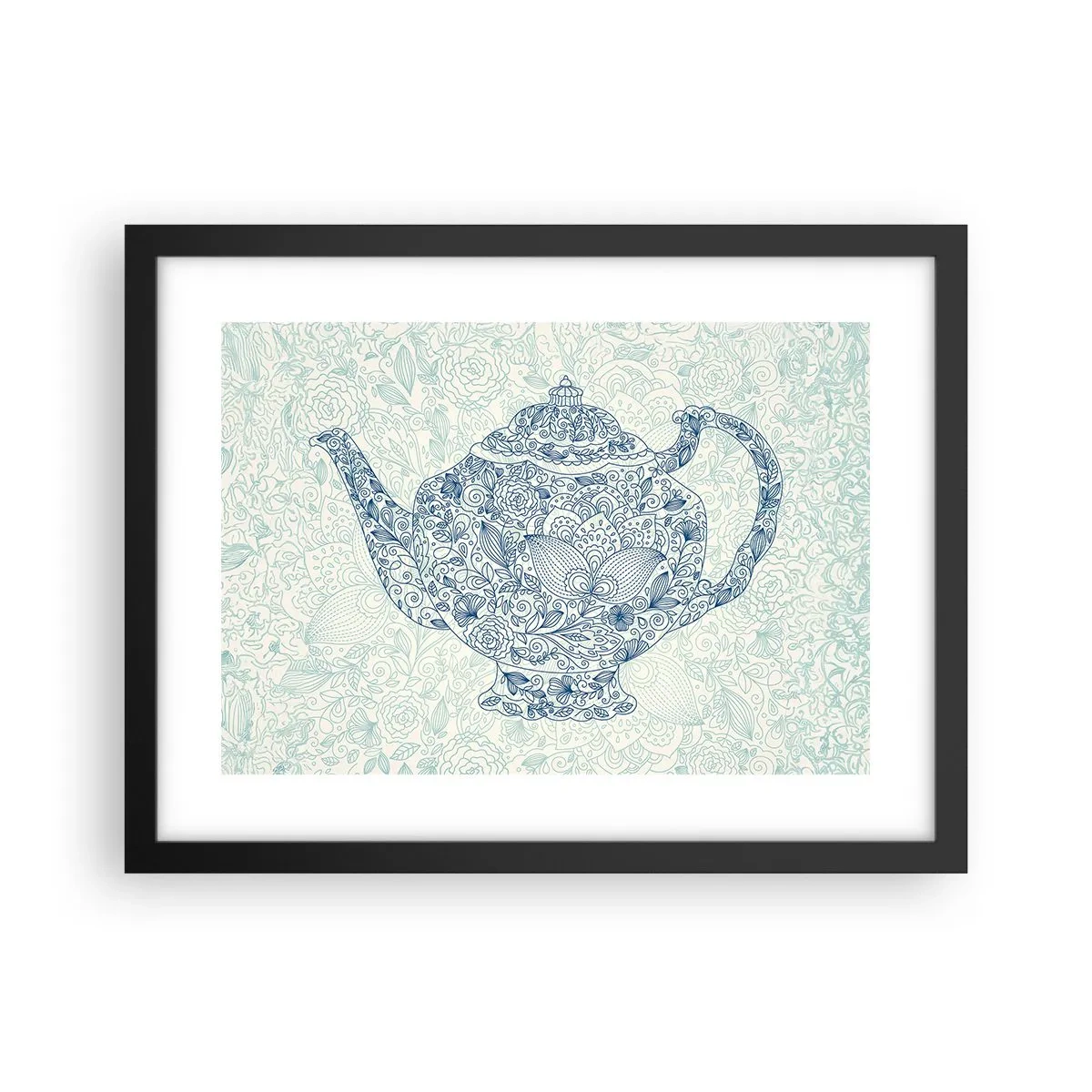 Plakat w czarnej ramie - Herbaty czar - 40x30 cm