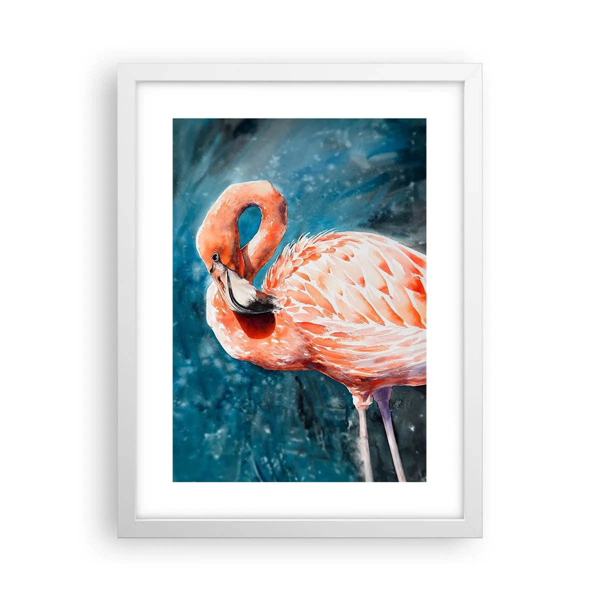 Plakat w białej ramie - Dekoracyjny z natury - 30x40 cm