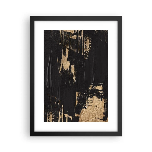 Plakat w czarnej ramie - Ślad dotyku - 30x40 cm