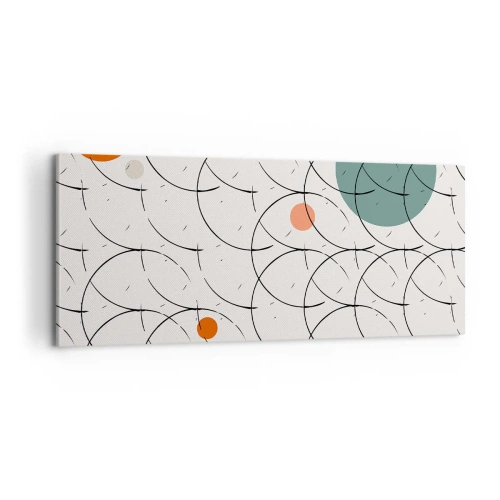 Obraz na płótnie - W pop-artowym duchu - 100x40 cm