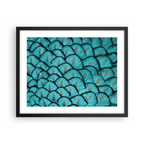 Plakat w czarnej ramie - Wielka gala piór - 50x40 cm