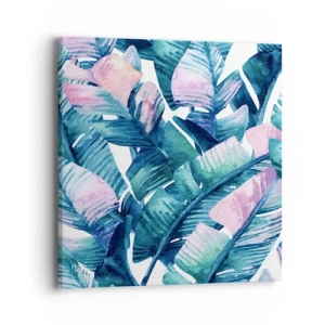 Obraz na płótnie - W bananowym gaju - 40x40 cm