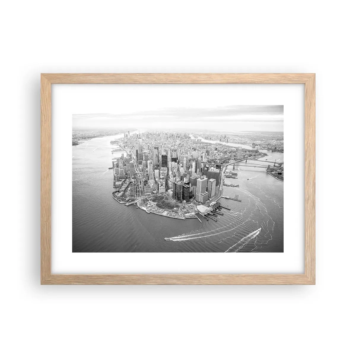 Plakat w ramie jasny dąb - Jak nie pokochać? - 40x30 cm