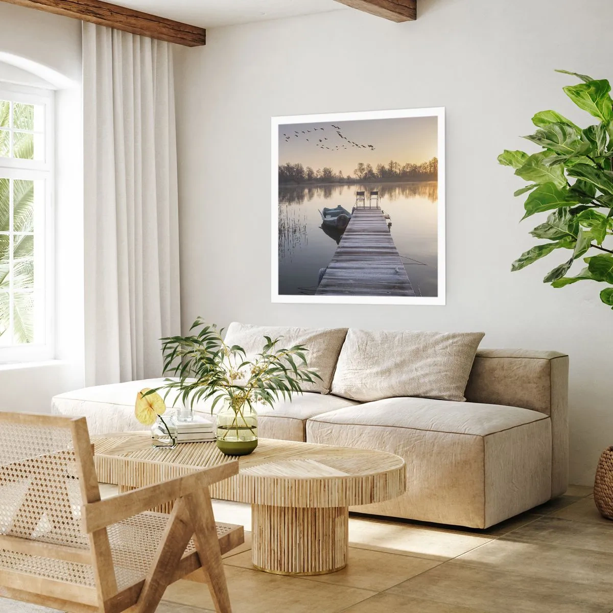 Plakat - Wrócę za jakiś czas - 30x30 cm