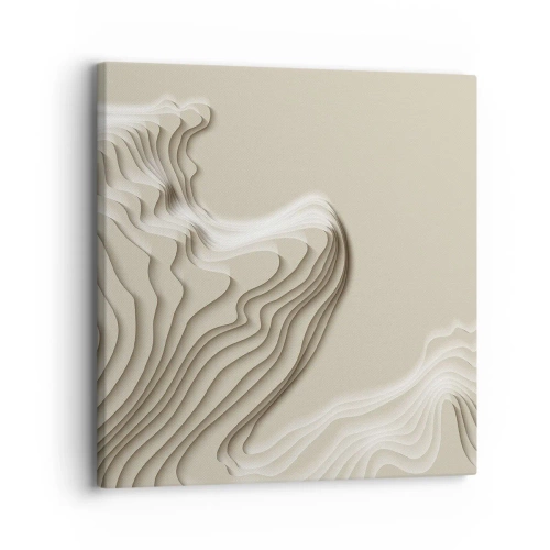 Obraz na płótnie - Topografia sztuki - 30x30 cm