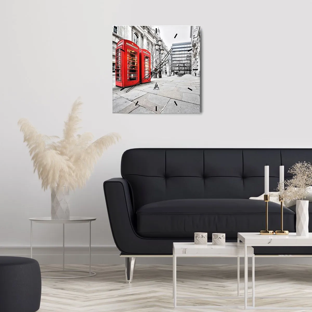 Zegar ścienny - Welcome to London - 40x40 cm