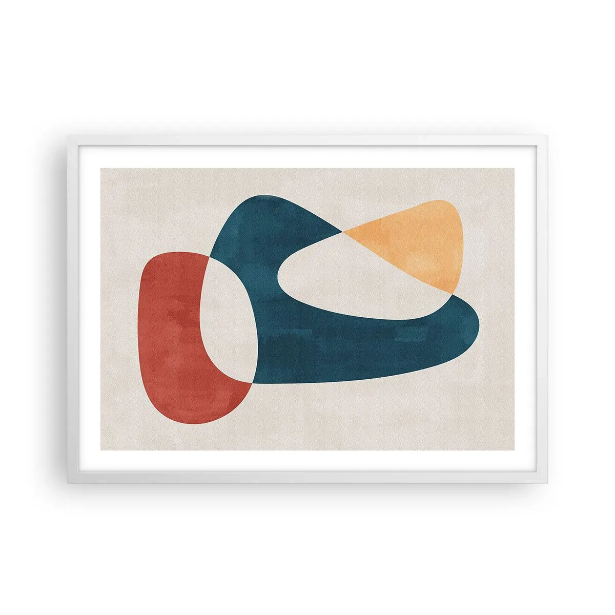 Plakat w białej ramie - Wpływy i metamorfozy - 70x50 cm