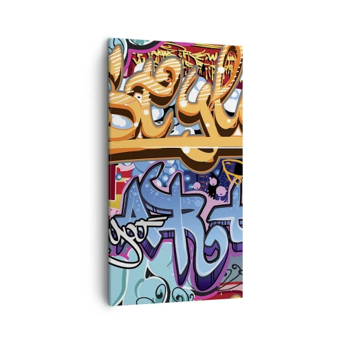Obraz na płótnie - Murale, murale, murale… - 45x80 cm