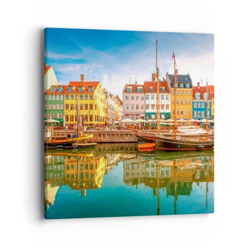 Obraz na płótnie - Nad wodą gładką jak lustro - 40x40 cm