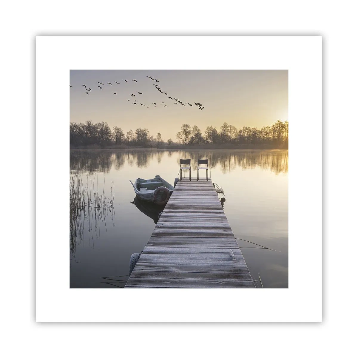 Plakat - Wrócę za jakiś czas - 30x30 cm