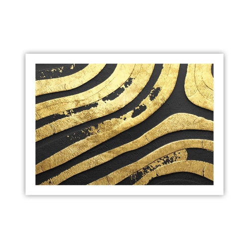 Plakat - Wszystko płynie - 70x50 cm