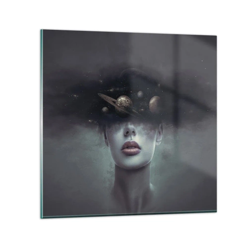 Obraz na szkle - A planety szaleją… - 70x70 cm