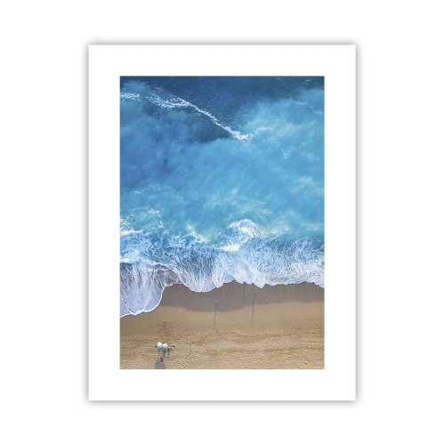 Plakat - Siła błękitu - 30x40 cm