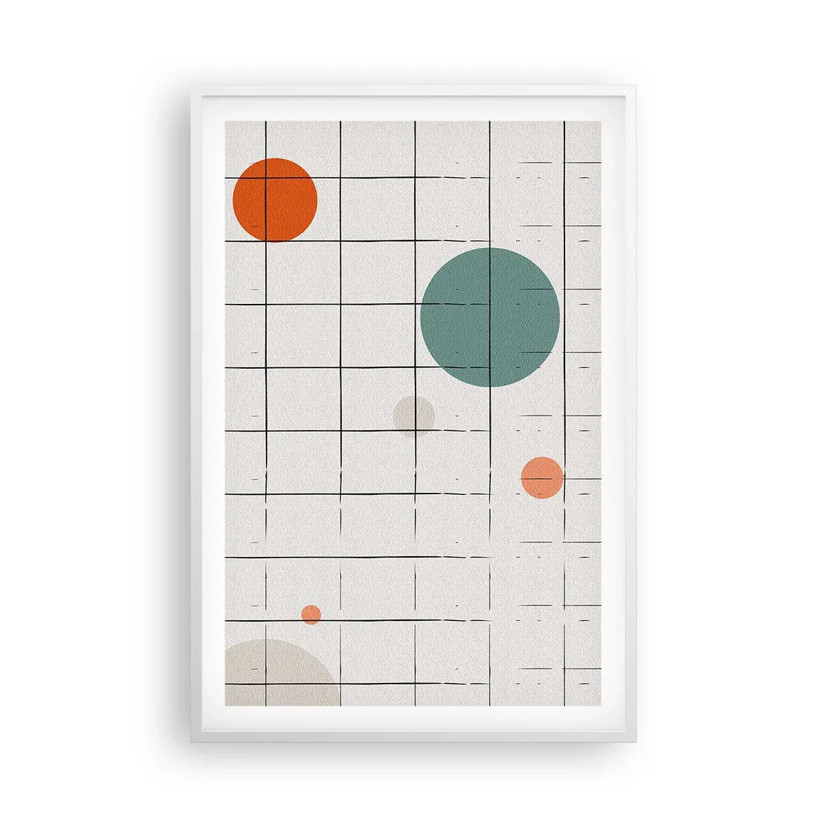 Plakat w białej ramie - Uwięzione. My czy one? - 61x91 cm