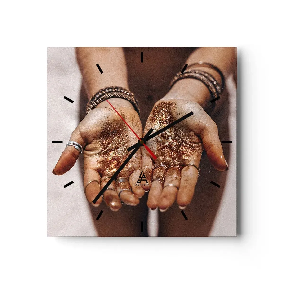 Zegar ścienny - Dar dla ciebie - 40x40 cm