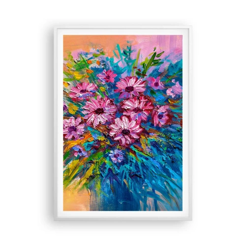 Plakat w białej ramie - Energia życia - 70x100 cm