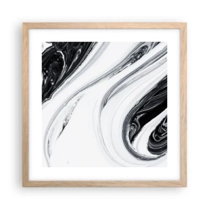 Plakat w ramie jasny dąb - Połączenie przeciwieństw - 40x40 cm