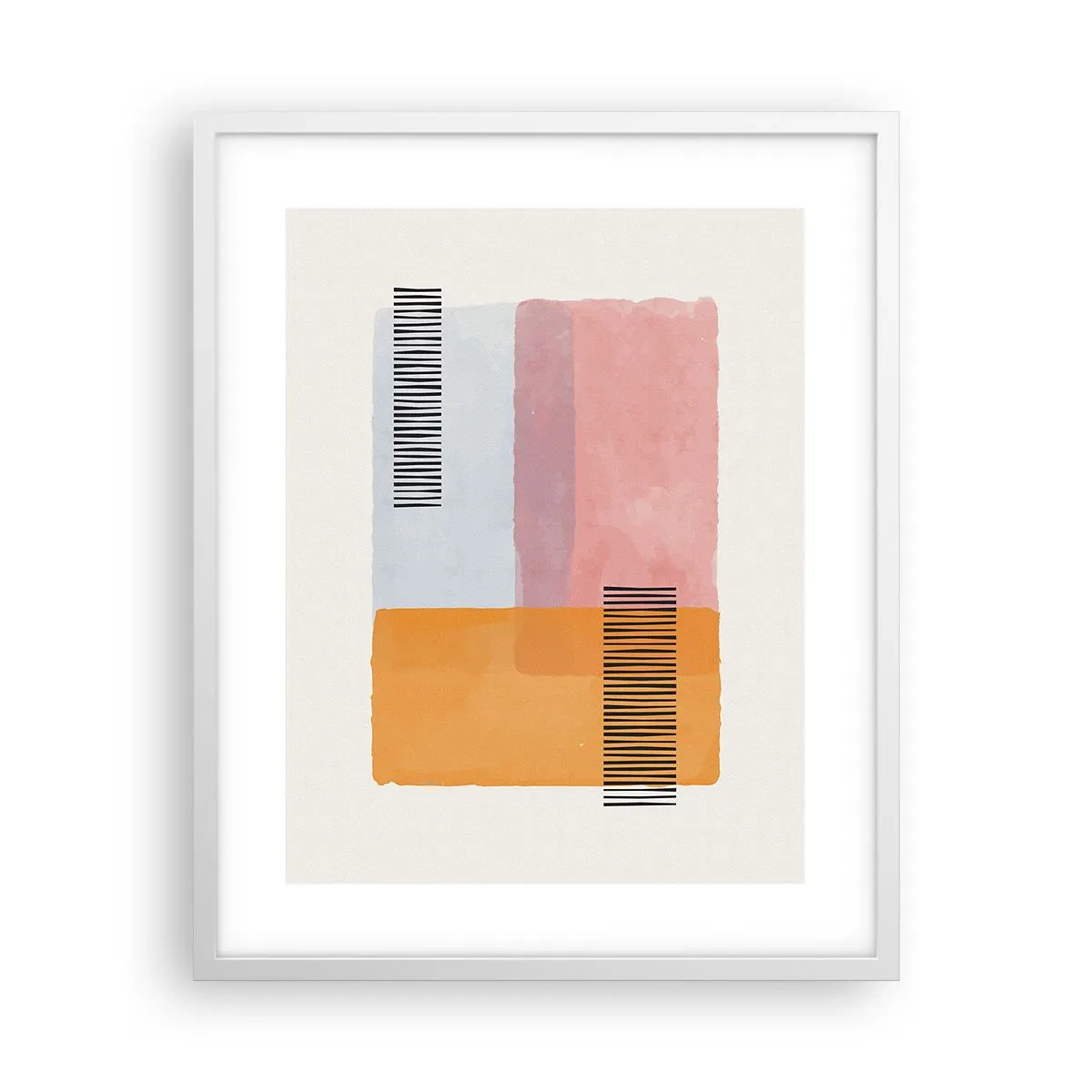 Plakat w białej ramie - Z kąta w kąt - 40x50 cm