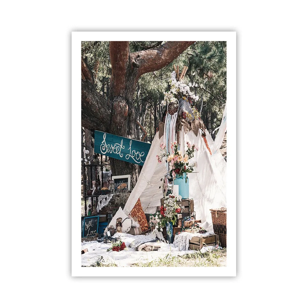 Plakat - Make love… - 61x91 cm