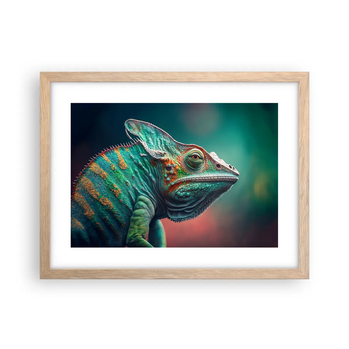 Plakat w ramie jasny dąb - Widzisz mnie? Niedobrze… - 40x30 cm