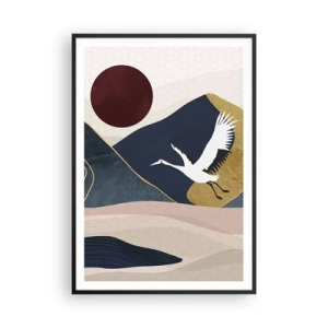 Plakat w czarnej ramie - I znowu ZLECIAŁ dzień - 70x100 cm