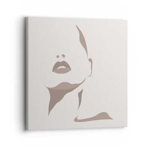 Obraz na płótnie - Stworzona ze światła i cienia - 30x30 cm