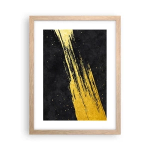 Plakat w ramie jasny dąb - Skok w nadprzestrzeń - 30x40 cm