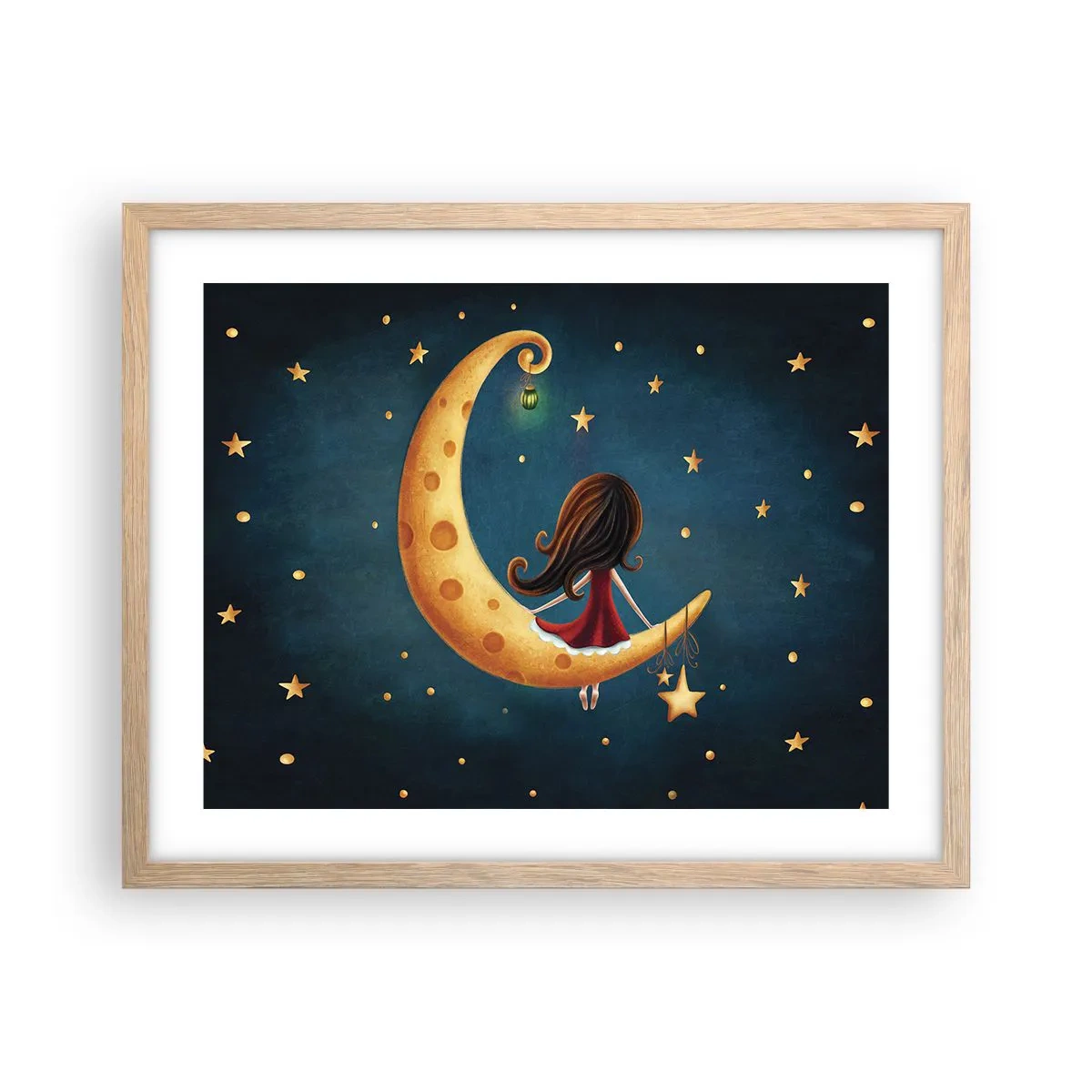 Plakat w ramie jasny dąb - Pewnego razu… - 50x40 cm