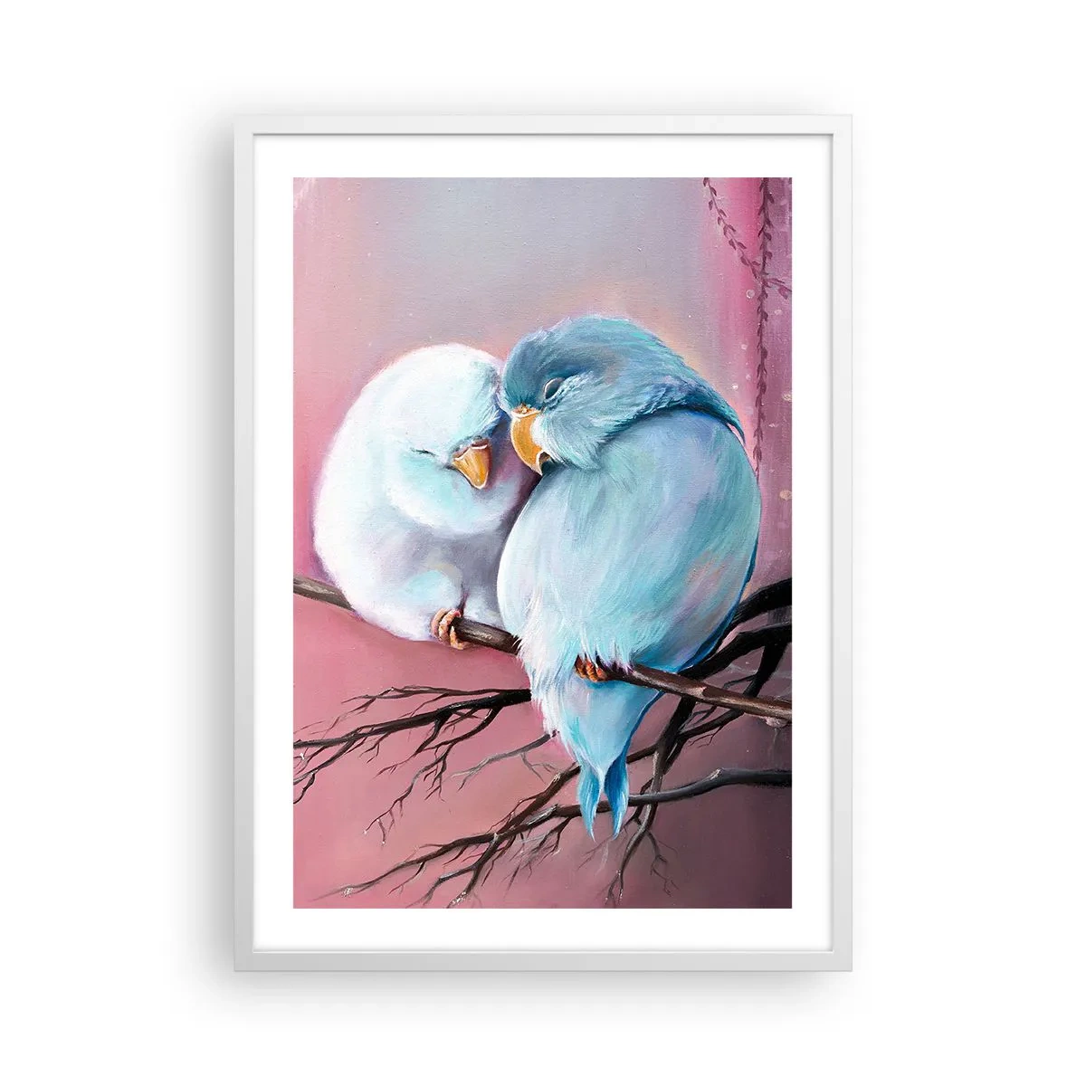 Plakat w białej ramie - Cóż tu dodać?… - 50x70 cm