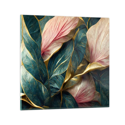 Obraz na szkle - Naturalna elegancja i styl - 70x70 cm