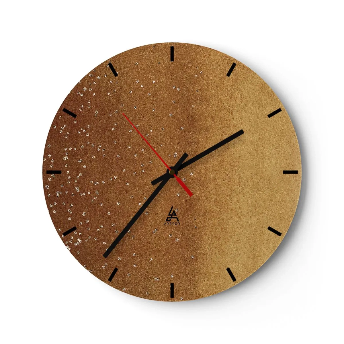 Zegar ścienny - Narodziny światła - 40x40 cm