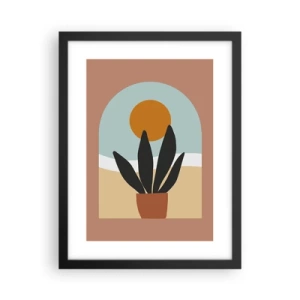 Plakat w czarnej ramie - Drobne radości - 30x40 cm