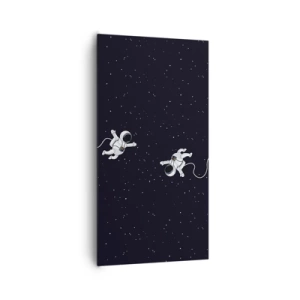 Obraz na płótnie - Kosmiczny pląs - 65x120 cm