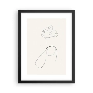 Plakat w czarnej ramie - Zapętlona w marzeniach - 30x40 cm