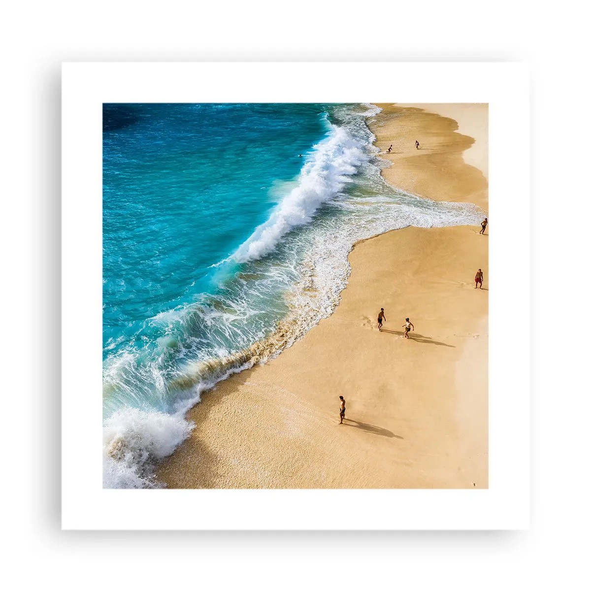 Plakat - A potem słońce, plaża… - 40x40 cm