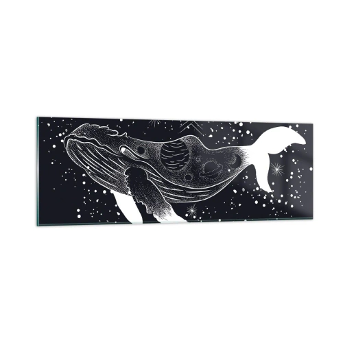 Obraz na szkle - W oceanie wszechświata - 90x30 cm