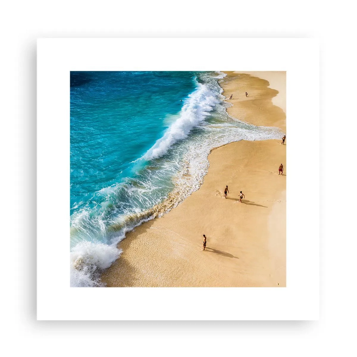 Plakat - A potem słońce, plaża… - 30x30 cm