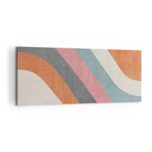 Obraz na płótnie - Kompozycja diagonalna – ruch - 100x40 cm