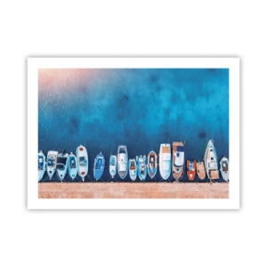 Plakat - W jednym rzędzie - 70x50 cm