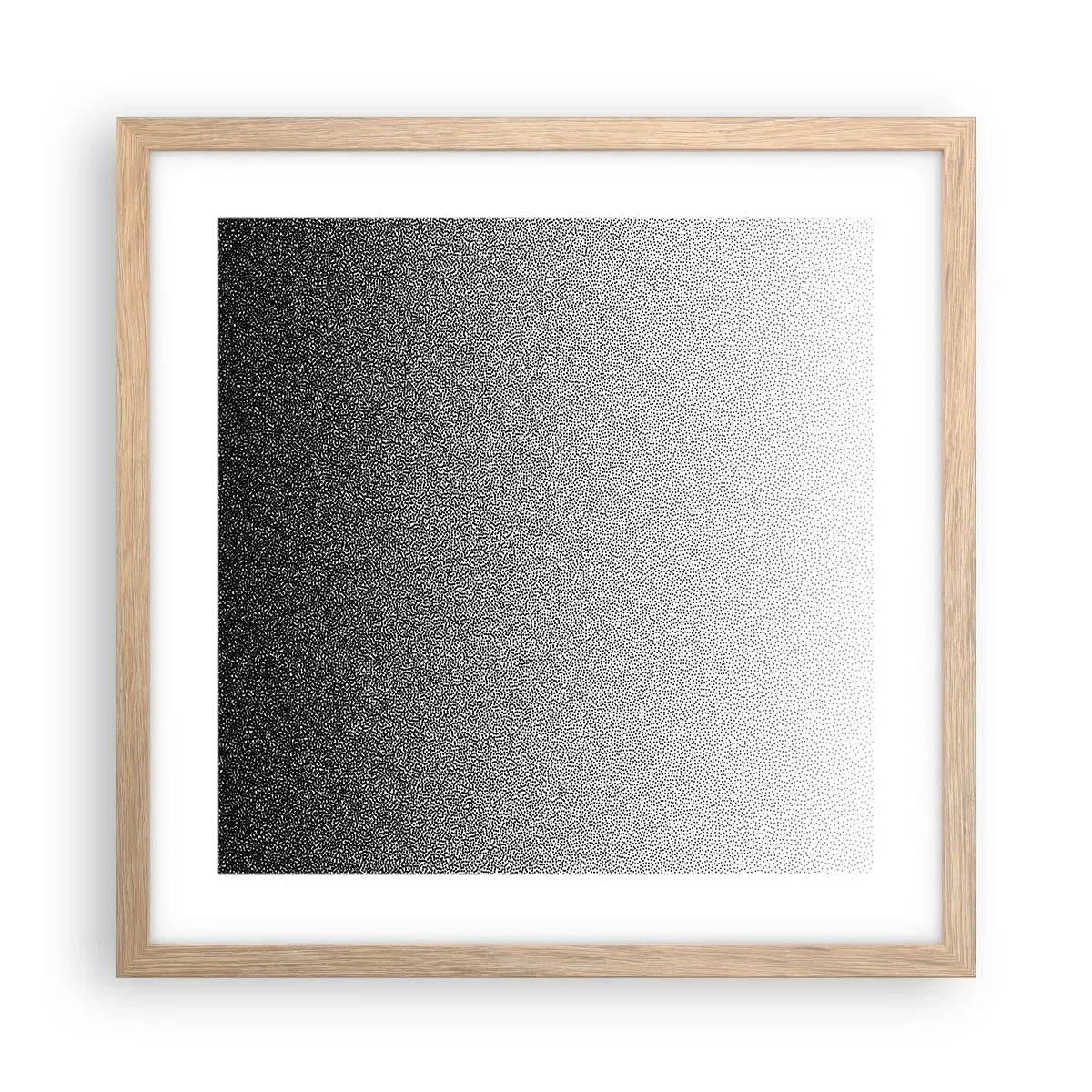 Plakat w ramie jasny dąb - W stronę światła - 40x40 cm