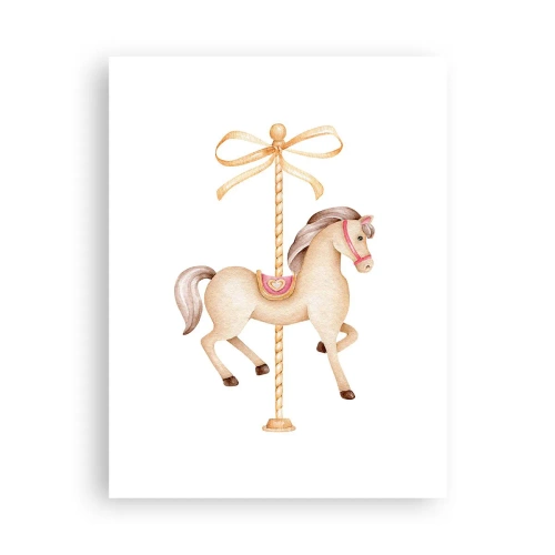 Plakat - Wdzięcznym kłusem - 30x40 cm