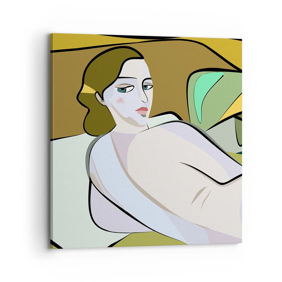 Obraz na płótnie - Portret intymny - 70x70 cm