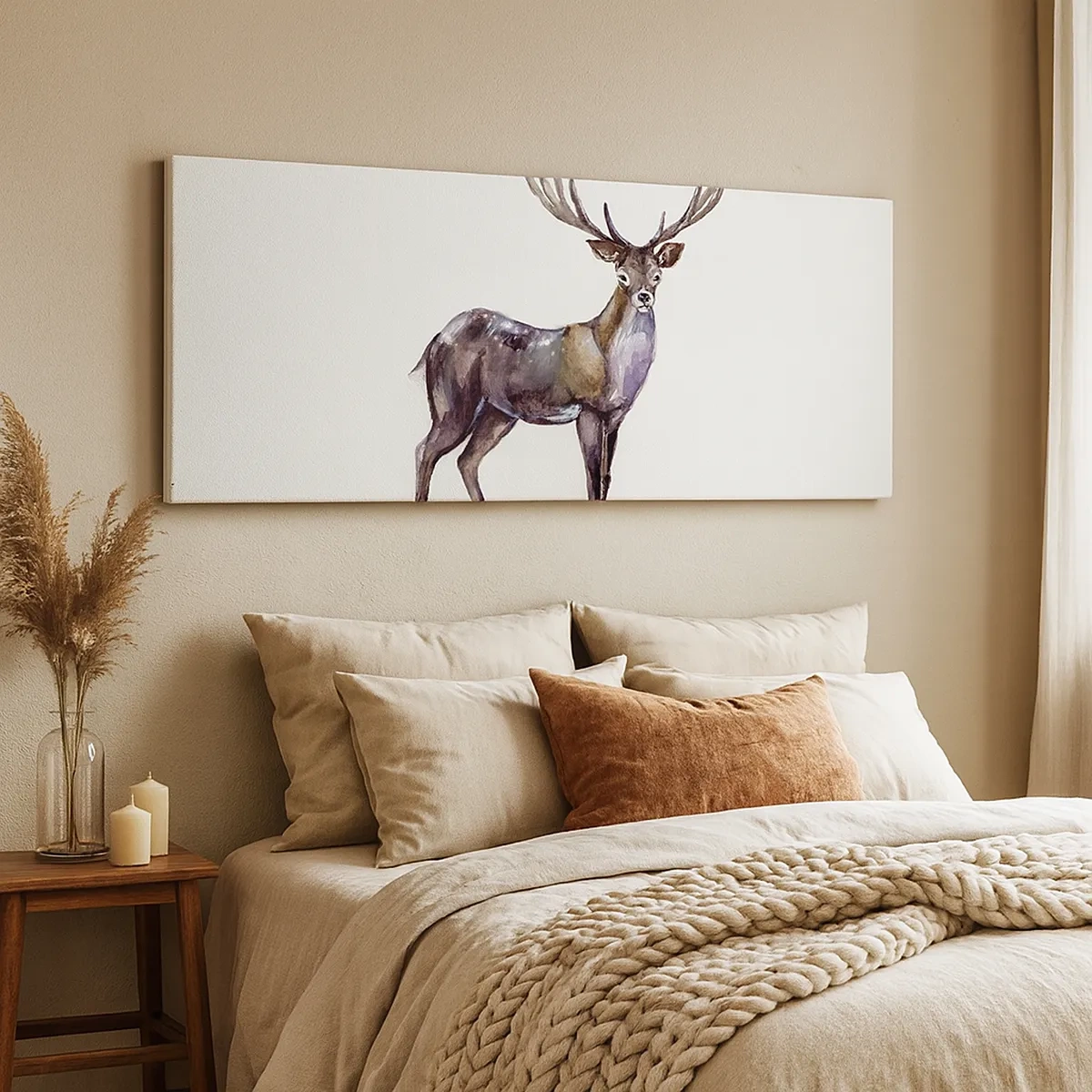 Obraz na płótnie - Król północnej puszczy - 30x30 cm