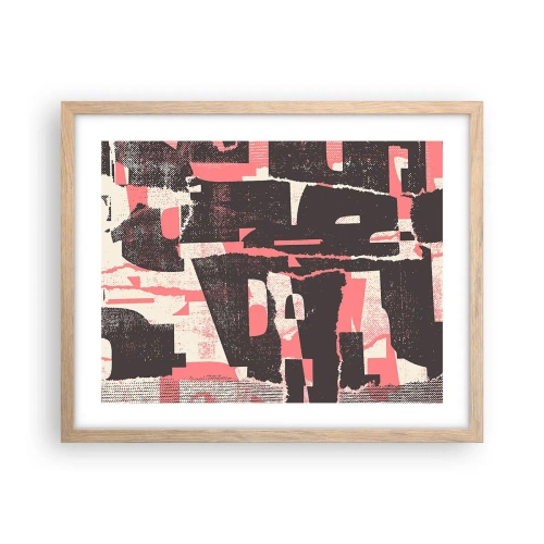 Plakat w ramie jasny dąb - Cały ten zgiełk - 50x40 cm