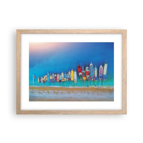 Plakat w ramie jasny dąb - Z lotu ptaka - 40x30 cm