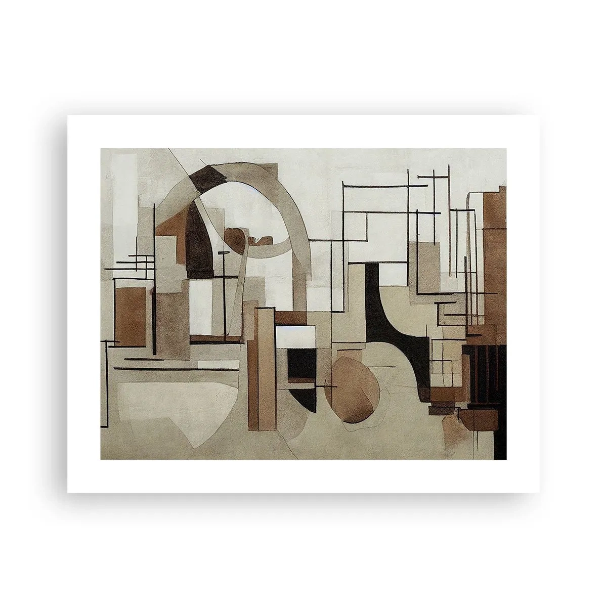 Plakat - Pejzaż miejski 2.0 - 50x40 cm