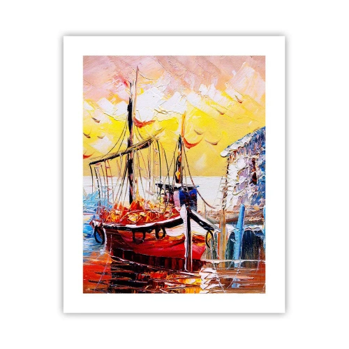 Plakat - Szczęśliwy powrót - 40x50 cm