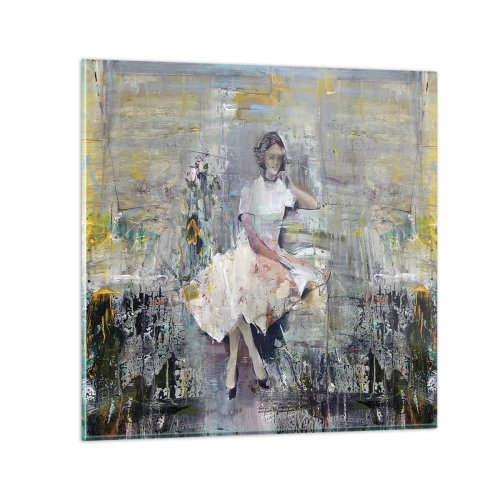 Obraz na szkle - Klasyczna i nowoczesna - 40x40 cm