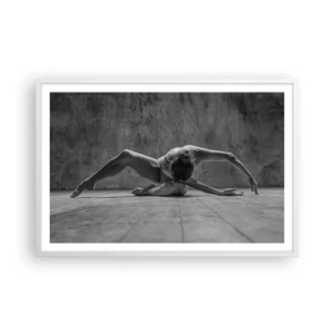 Plakat w białej ramie - Symetria odnaleziona - 91x61 cm