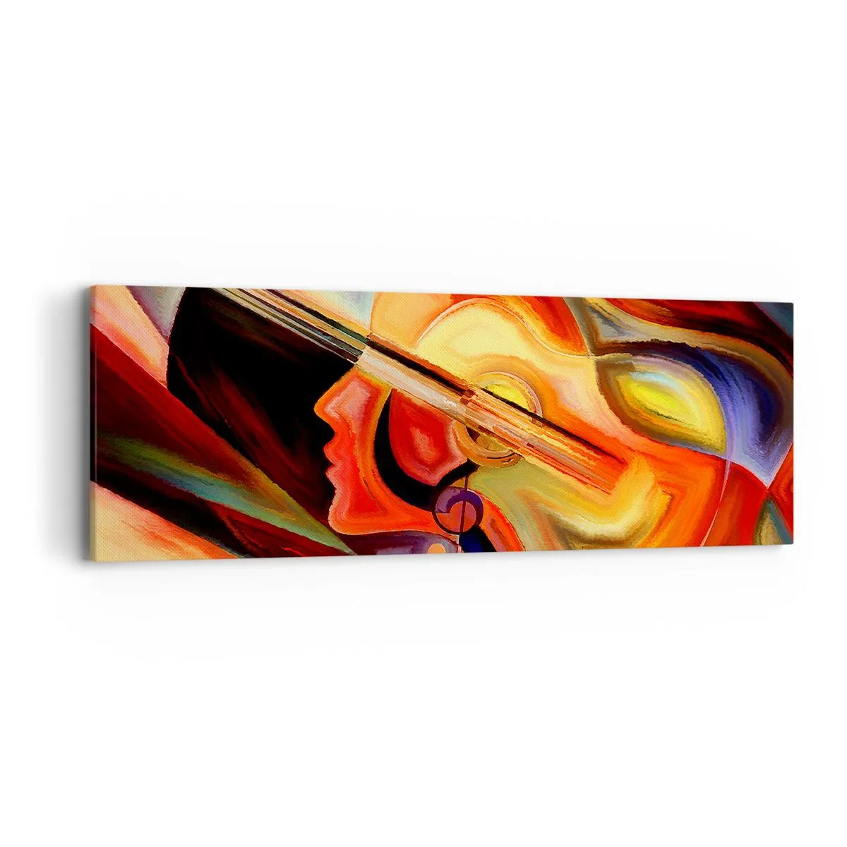 Obraz na płótnie - Wszystko gra - 90x30 cm